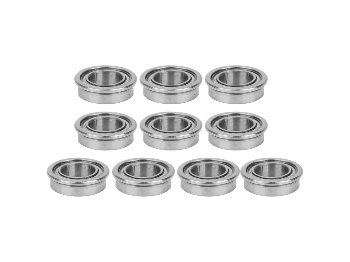 10 Rodamientos De Bolas De Acero De Ranura Profunda, Doble Cara, Sellados, Mf106zz, 6x10x3 Mm