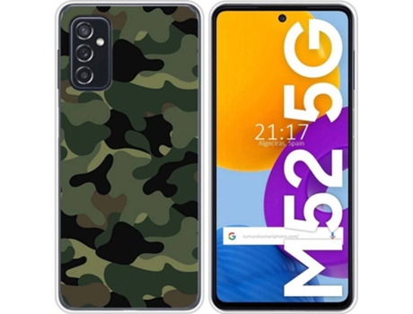 Carcasa Samsung Galaxy M52 5G TUMUNDOSMARTPHONE Camuflaje Multicolor