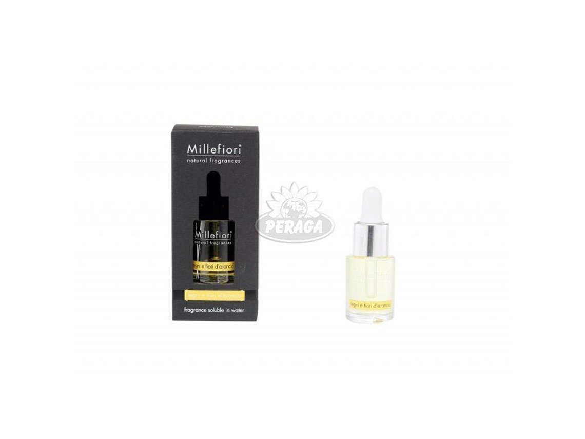 Jabones solubles en agua con aroma a madera y flor de millefiori, aromas y difusores