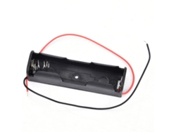 Caja De Plástico Para Batería 18650 3.7v, Portacellos Con Cable De Conexión (1 Batería)