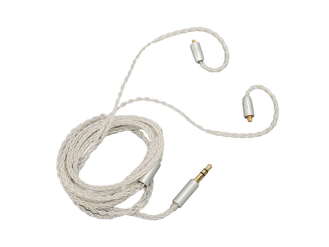 Cable De Auriculares De Cobre Plateado De 8 Hilos Para Se215, Se315 Y Ue900