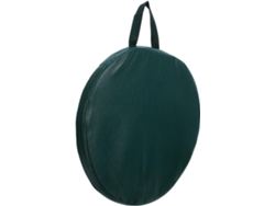 Cojín Redondo Portátil Para Silla De Exterior, Ideal Para Jardín Y Camping, Con Asa Y Almohadilla De Espuma.