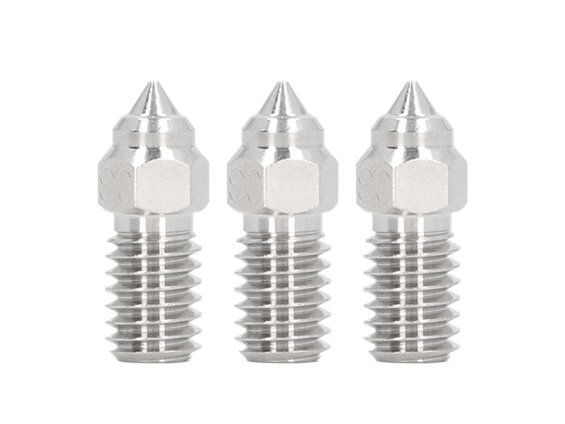 3 Boquillas Para Impresora 3d De 0,4 Mm Con Rosca M6 Y Extrusor Hotend De 1,75 Mm Para Ender 7