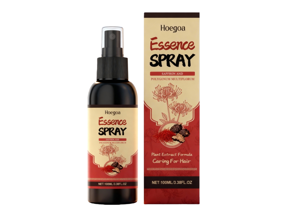 Spray para el cabello con azafrán