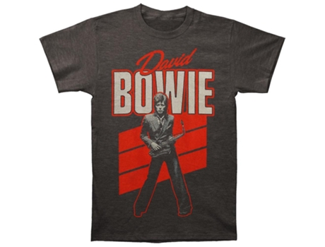 Camiseta ROCKINSTONE Saxofón Rojo David Bowie (XXL)
