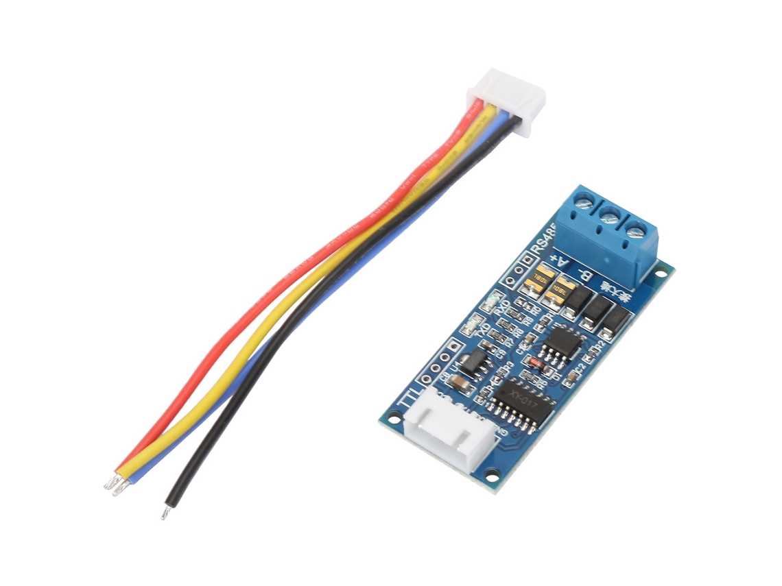 Módulo convertidor TTL a RS485 con control de flujo automático y protección antiinterferencias.