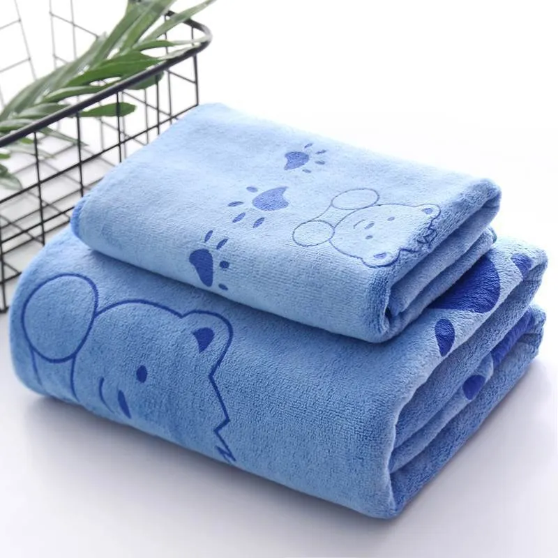Toalla De Baño Blue Footprint 1 Toalla 1 - 140x70 Cm (toal