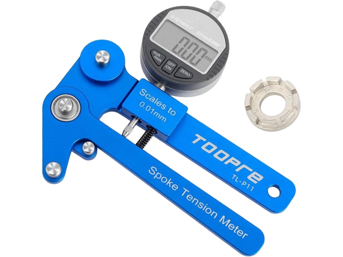Medidor De Tensión Radios Para Bicicleta Harilla Herramienta Calibración Indicador Duradero Carretera Ajuste
