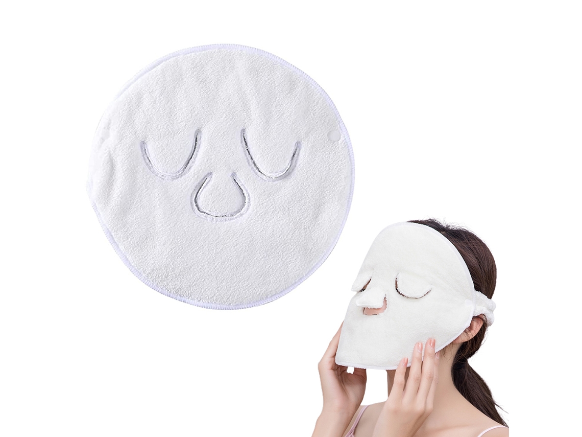 Toalla Facial De Terciopelo Coral Espesificada Para Uso Frío Y Caliente Hidratante Y Humectante Artefacto De Belleza