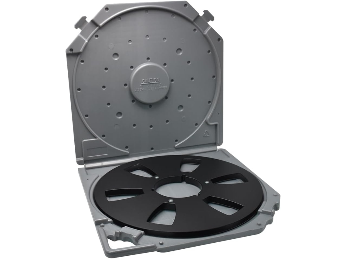 Caja De Almacenamiento Roubche De 10 Pulgadas Y 6 Orificios Para Carretes Vacíos De Cintas De Audio.