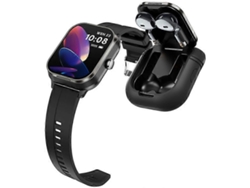 Reloj inteligente 2 en 1 D8 Pro con Bluetooth y TWS, monitor de salud, llamadas Bluetooth, reloj deportivo, correa de silicona Ly Ebike