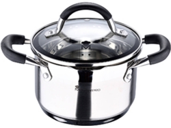 Olla MASTERPRO BGMP-1504-BK (Gris - Acero Inoxidable)
