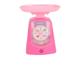 Balança Elétrica Infantil Educativa Rosa - Brinquedo De Roleplay Para Crianças