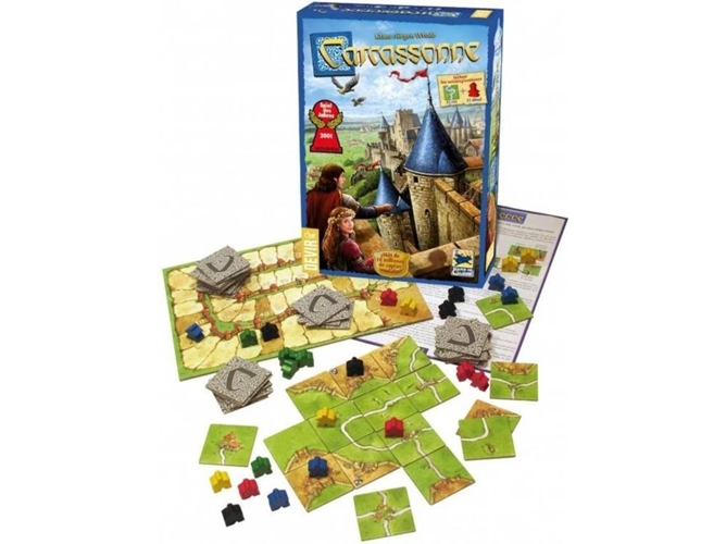 Juego de Mesa DEVIR Carcassonne (Edad Mínima: 8 - Nível Dificuldad: Intermédio - Portugués)