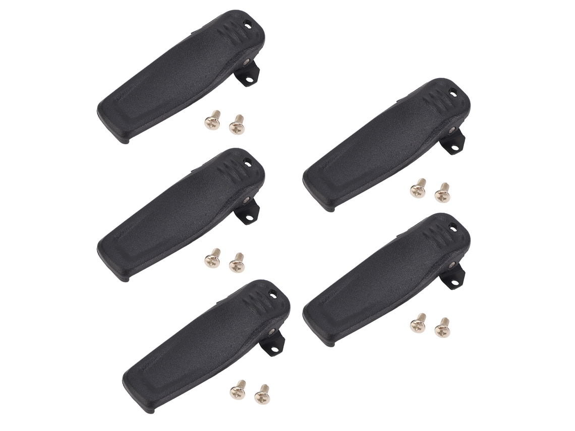 Gancho de Cinto para Rádio Walkie talkie, Substituível e Portátil, Adequado para Hytera Tc 320 e Outros Modelos, Pacote de 5 EOOCOO