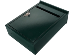 Buzón De Quejas Postales De Metal Verde Para Montaje En Pared, Con Cerradura De Seguridad, 1 Unidad.