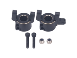 Juego de 2 soportes de buje delanteros en forma de C de latón, construcción sólida para Axial SCX10 II AR44 SFUSHOS