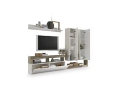 Mueble de TV DKD HOME DECOR (Blanco - Madera - 75 x 277 x 173 cm)