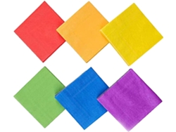 Servilletas de fiesta coloridas, 120 unidades, impresas, papel absorbente desechable, utensilios Gokoco