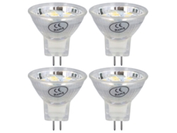 2026-bombilla Led Mr11 4 Piezas 3w 300lm 9 Perlas Base De Doble Pin Para Foco Lampara De Paisaje Luz Blanca Cálida