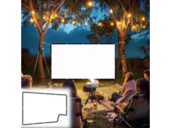 Pantalla De Proyección De 60 A 200 Pulgadas, Pantalla De Proyector De Vídeo Plegable 4k Hd 4:3/16:9, Pantalla