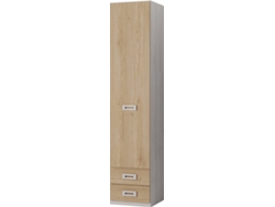 Armario MUEBLAM Artic Roble Melamina (50x232x50 cm)