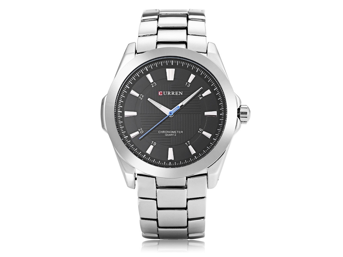 Reloj De Negocios Para Hombre, Resistente Al Agua, Con Correa De Aleación Y Cronógrafo De Precisión.