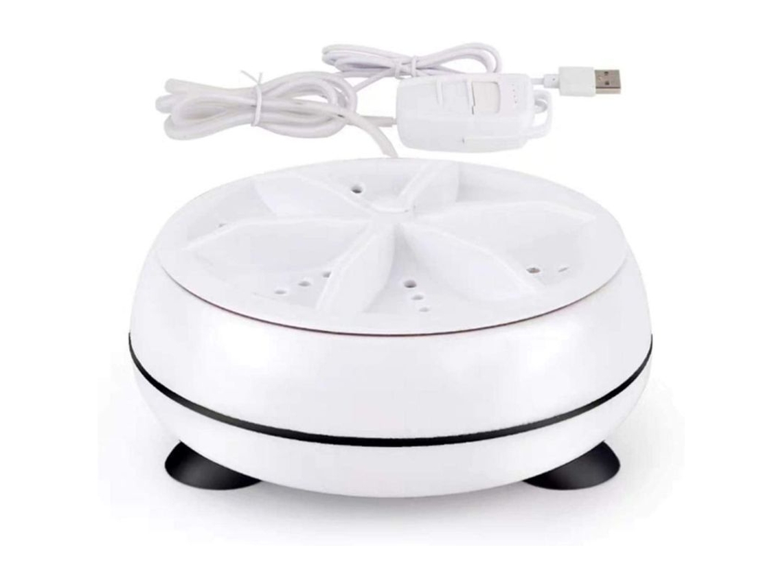 Mini Lavadora Ultrasónica Portátil Usb Para Viajes Y Uso Doméstico Con Función De Eliminación De Suciedad.