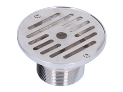 Desagüe redondo de acero inoxidable para piscina con rebosadero