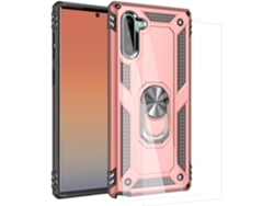 Conjunto de Protector de Pantalla Note Série Tough Armor Antiarranhões Painel Traseiro para Samsung Galaxy Note HONGWE. Acrílico (1un)