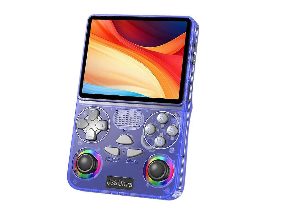 Consola de juegos retro ultraportátil GOKOCO J36 con 64 GB de almacenamiento, 20.000 juegos y pantalla de 3,5 pulgadas.