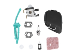 Kit de carburador con filtro de aire para Stihl FS45 46 55 55R FC55 38 Repuesto