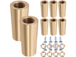 Patas 8 Piezas Cónicas Cobre Dorado Tabla Cortar Bandeja,