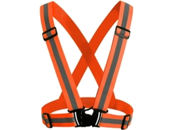 Chaleco Reflectivo Fluorescente Ajustable Alta Visibilidad Para Ciclismo Moto Hombre Mujer Adolescentes Unisex