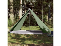 Tienda De Campaña Familiar Tipi 8 Personas Impermeable Verde