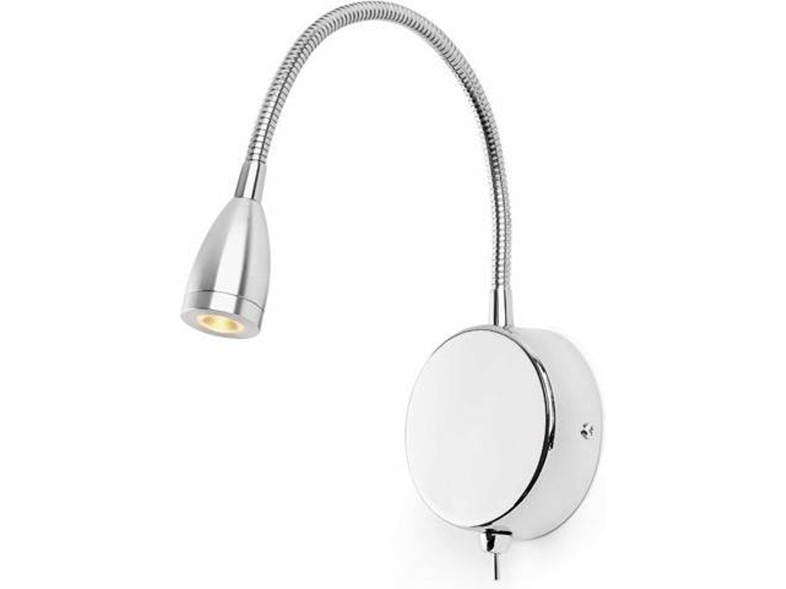 Aplique FARO BARCELONA Loke (Plateado - LED - 3 W - Aluminio)