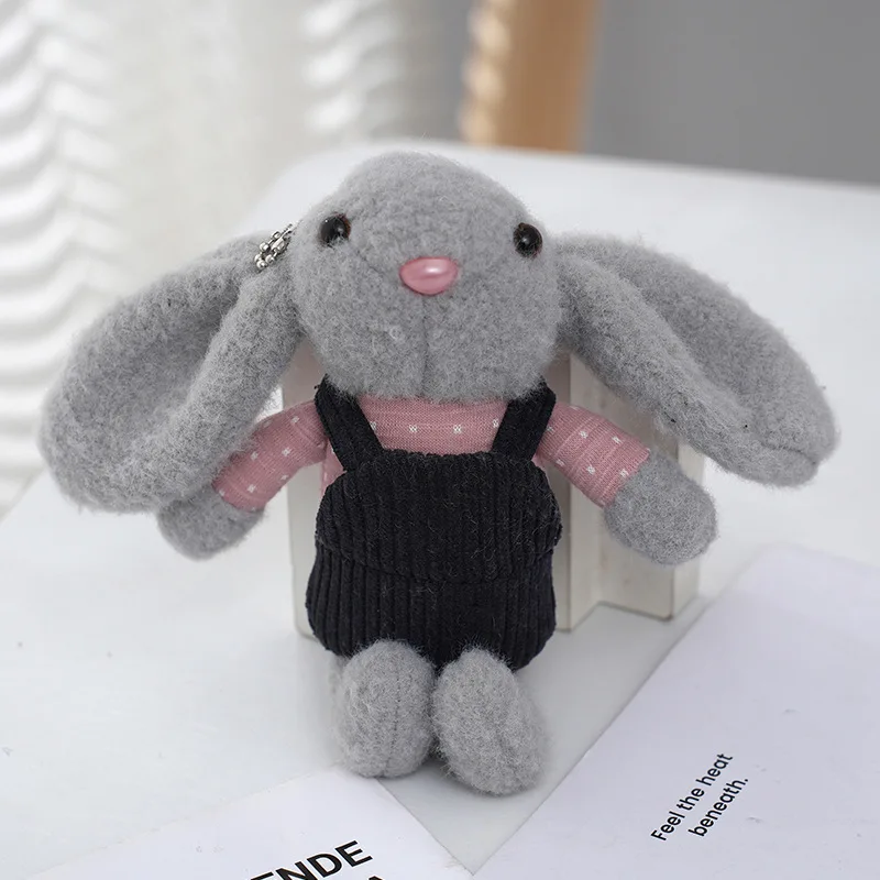 (estilo 3) Llavero Colgante De Peluche Con Forma De Conejo De Orejas Largas