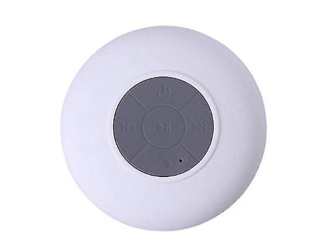 Altavoz de Ducha Bluetooth Altavoz de Ducha inalámbrico portátil con micrófono Incorporado VentosaBlanco BISBISOUS