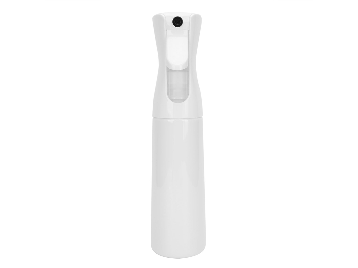 Frasco de spray vazio de 300ml (modelo 2026) para penteados, jardinagem e limpeza, com tecnologia de pré-compressão e pulverização de 360 graus.