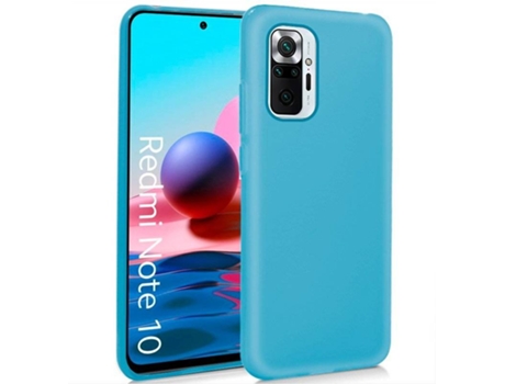 Funda Xiaomi Note 10S COOL Silicona (Azul Celeste)