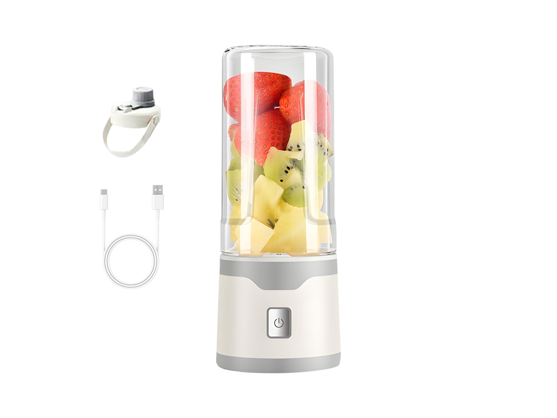 Batidora Portátil 450ml, 38 Cuchillas, Recargable, Para Cocina, Gimnasio Y Oficina.