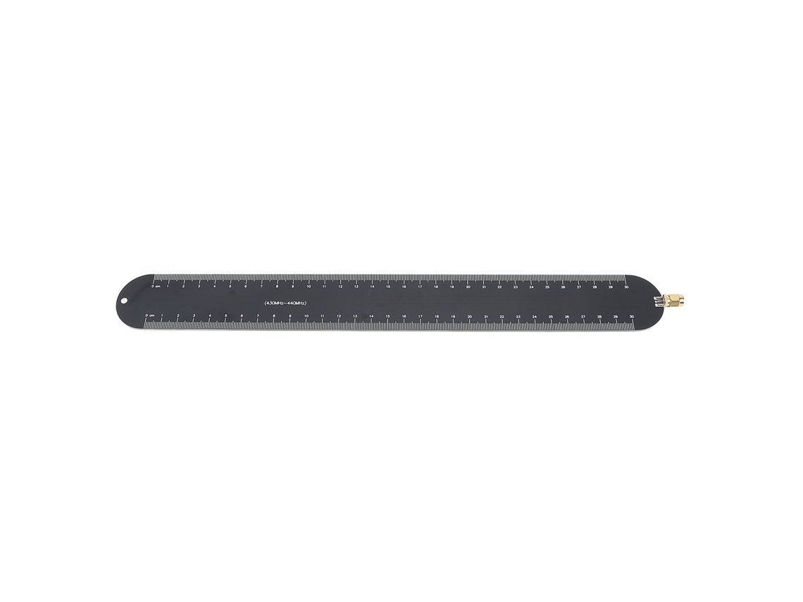 Antena Dipolo Pcb Con Conector Sma, Banda De Radioaficionados De 430-440 Mhz, Roe 1,2, 15 W, 340 X 40 Mm.