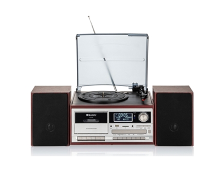 Tocadiscos Radio Dab/Dab+/Fm Cd-Mp3 Player ROADSTAR Hif-8892D+Bt Madeira
