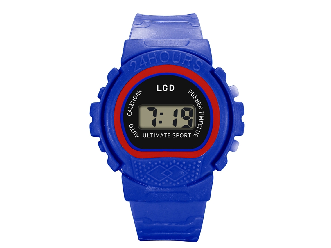 Reloj Electrónico Infantil Moda Niños Pulsera Regalo Ideal Azul