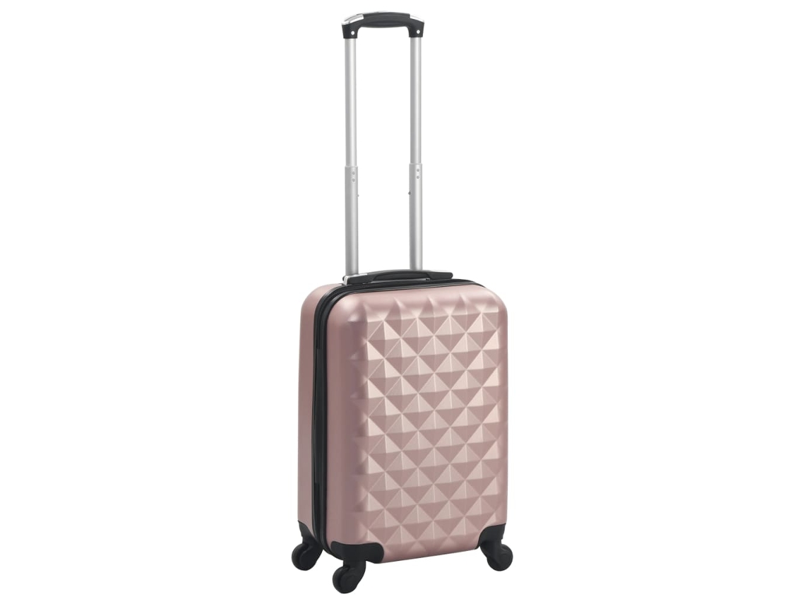 Maleta de Viaje VIDAXL rosa dorado ABS Rosa (55x36x22cm)
