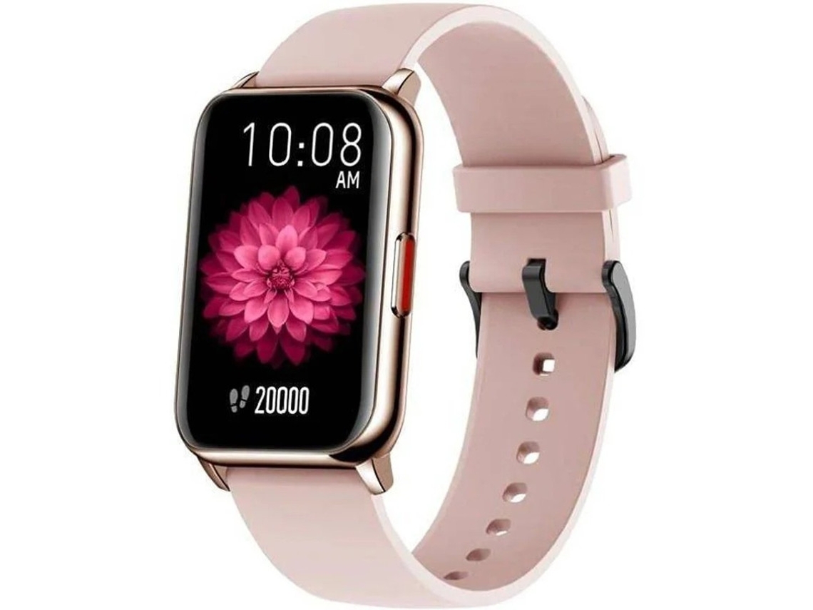 Pulsera inteligente con control táctil, resistente al agua, compatible con el sueño, detección de frecuencia cardíaca, Bestvite (rosa)