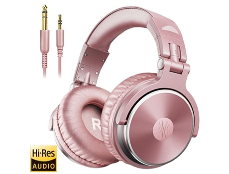 Oneodio Wired Professional Studio Pro DJ Auriculares con Micrófono sobre a oreja HiFi Monitor Música Auriculares para Teléfono PC