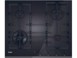 Placa de Gas HAIER HAVG6BF4TBPB (Gas Natural - 61 cm - Negro)
