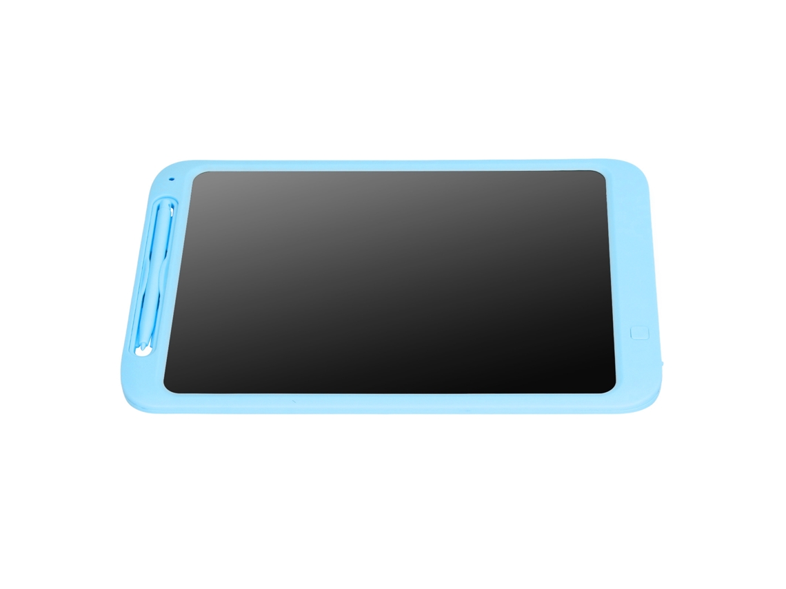Pizarra Lcd Borrable De 12 Pulgadas Con Bloqueo Para Niños, Color Azul Cielo.