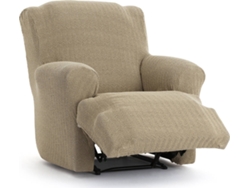 Funda de Sillón Relax XL EYSA Premium Jaz Tejido Multielástico (110 x 80 x 120 cm - Poliéster y Algodón - Beige)